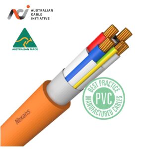 4X4mm2 + E PVC Circular Orange 0.6/1KV 500m
