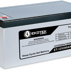 EKOTEK ET-12V200AH-DCGEL