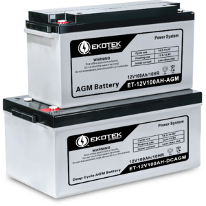 EKOTEK ET-12V100AH-DCAGM